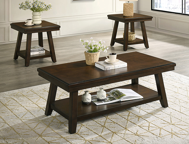 Brady - Coffee Table Set - Cappucino Image