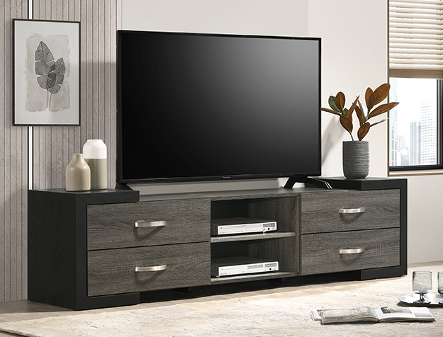 Brant - TV Stand - Dark Brown Image