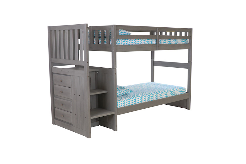 3217 CHARCOAL STAIRCASE BUNKBED Image