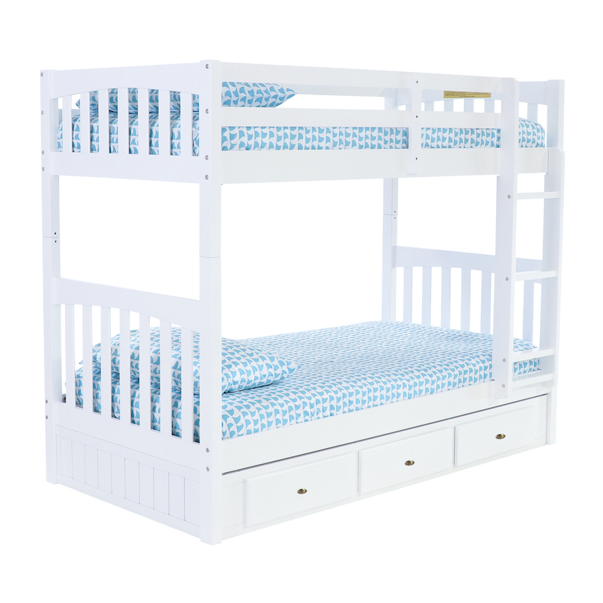 80211-0211M WHITE T-T BUNKBED Image
