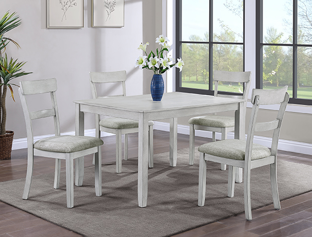 Henderson - 5 Piece Dinette Set - Drift Wood Image