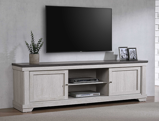 Leighton - 71in TV Stand - White Image