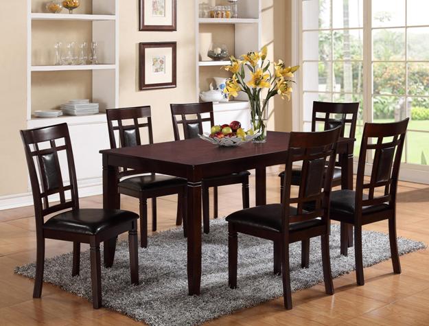 Paige - 7 Piece Dinette Set - Gray Image