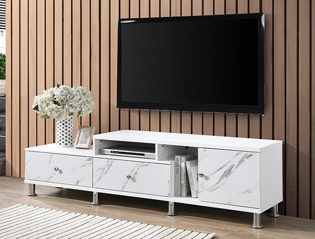 Tessa - TV Stand - White Image
