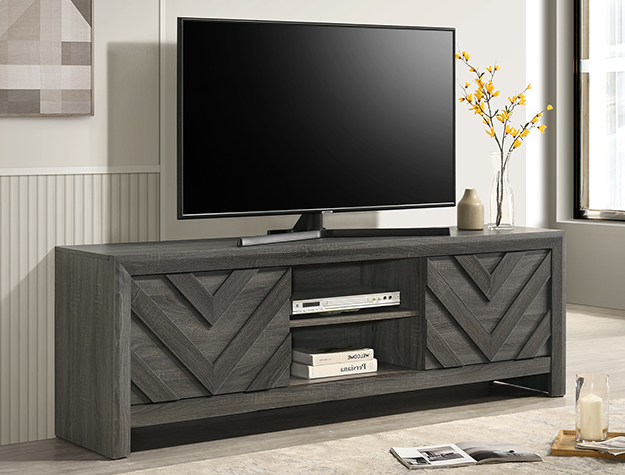 Valor - TV Stand - Gray Image